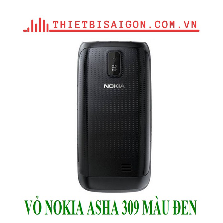 VỎ NOKIA ASHA 309 MÀU ĐEN