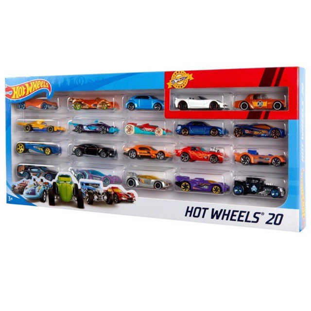 HỘP QUÀ TẶNG 20 XE HOTWHEELS [MALAYSIA]