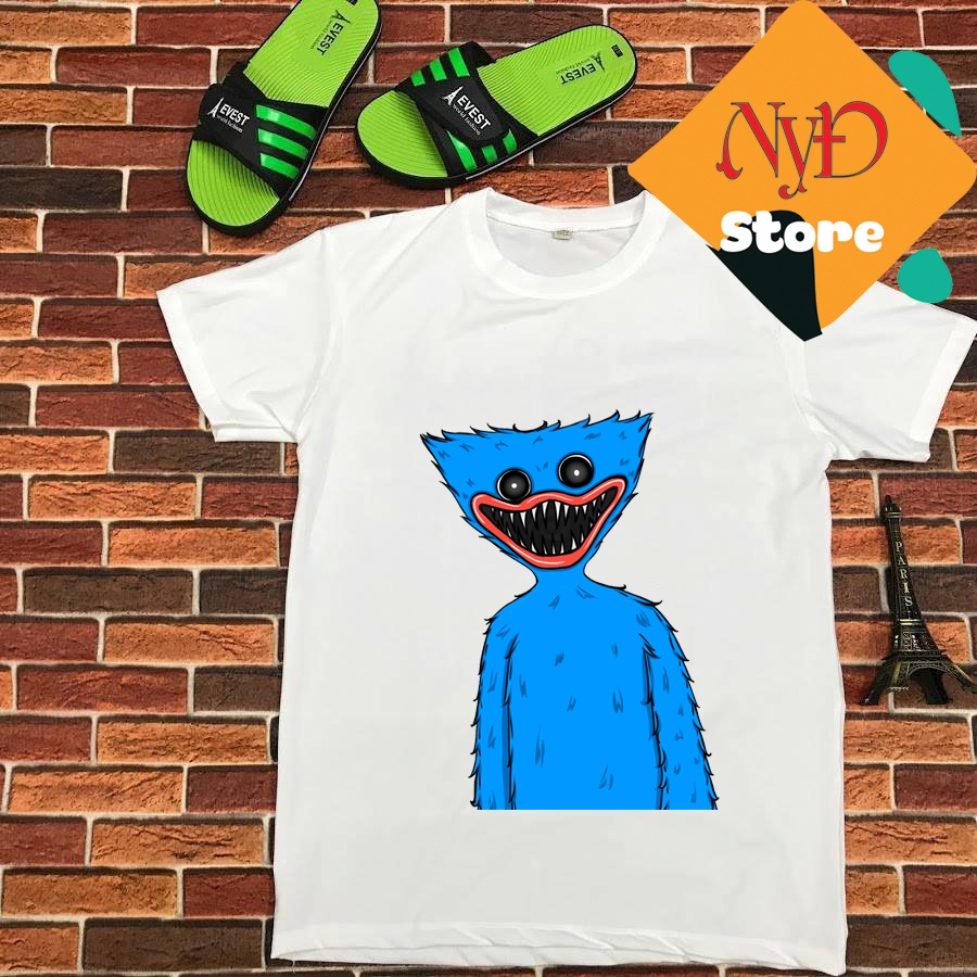 Áo thun HUGGY WUGGY chất lượng co giãn 4 chiều.Chuyên Nhận In Áo Theo Yêu Cầu,Áo Nhóm,Áo Cặp ,Áo Đồng Phục