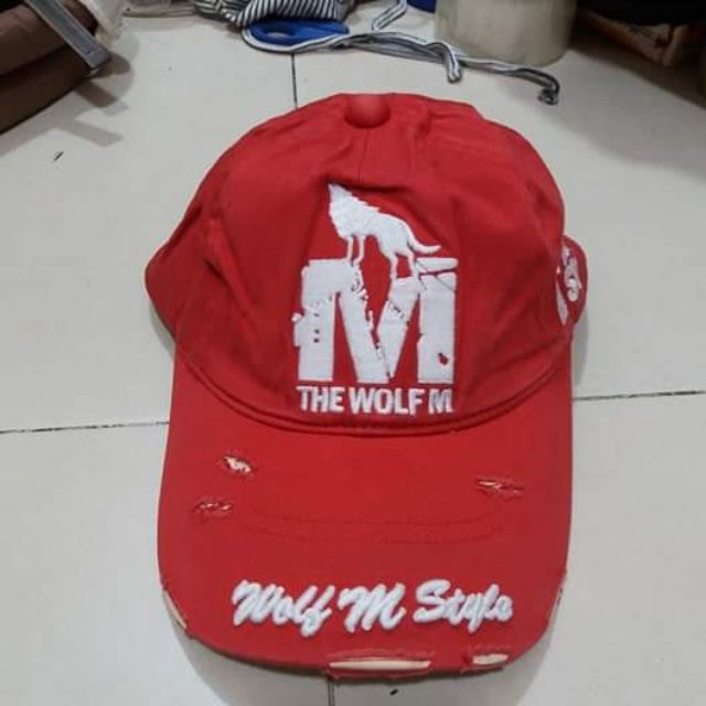 Nón kết đỏ hình sói ms06