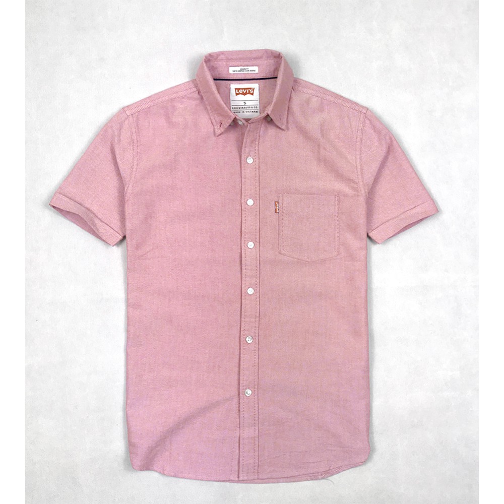 Sơ mi nam LEVIS hồng cam ngắn tay PHONG CÁCH NAM TÍNH | BigBuy360 - bigbuy360.vn