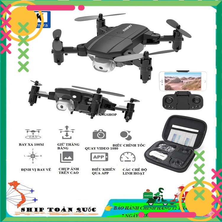 Mua Ngay FLYCAM- Flycam mini giá rẻ- Máy bay flycam điều khiển từ xa Drone F87- Chống rung rung quang học Cao Cấp