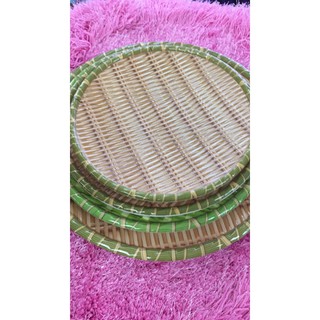 Đĩa phíp tròn hoa văn đan kiểu nhật bản  0170