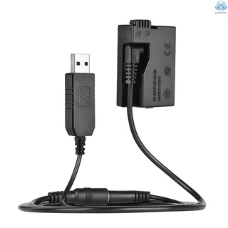 Pin sạc dự phòng andoer dr-e8 với dây cáp nguồn dc cho máy ảnh lp-e8 canon eos 550d 600d 650d 700d dslr
