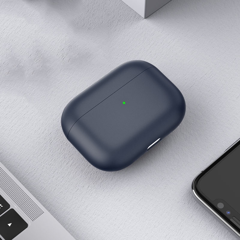 Vỏ Bảo Vệ Hộp Sạc Tai Nghe Airpods Pro Bằng Silicon Siêu Mỏng Mặt Nhám Chất Lượng Cao
