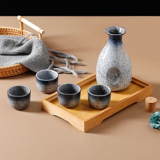 Bộ ly uống rượu/rượu bằng gốm sứ cỡ nhỏ phong cách nhật bản