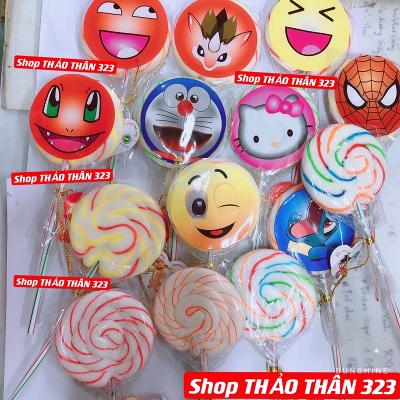 ❤️Kẹo Mút 7 Sắc Cầu Vòng - Giao Màu Ngẫu Nhiên