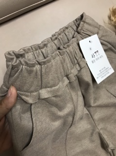 Quần baggy dạ