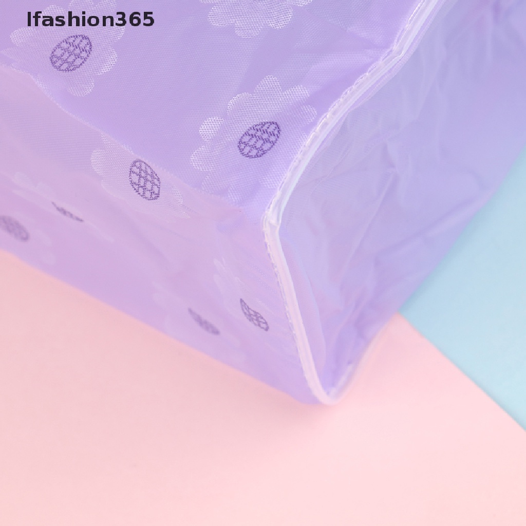 [Hàng mới về] Túi đựng mỹ phẩm bằng nhựa PVC trong suốt nhiều màu tiện dụng