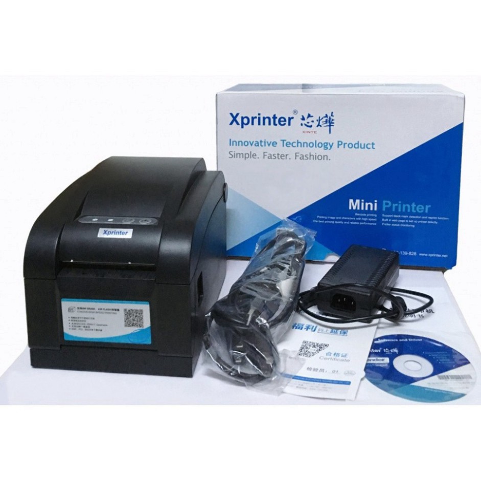 Máy In Tem Trà Sữa - In Mã Vạch Xprinter 350B | BigBuy360 - bigbuy360.vn