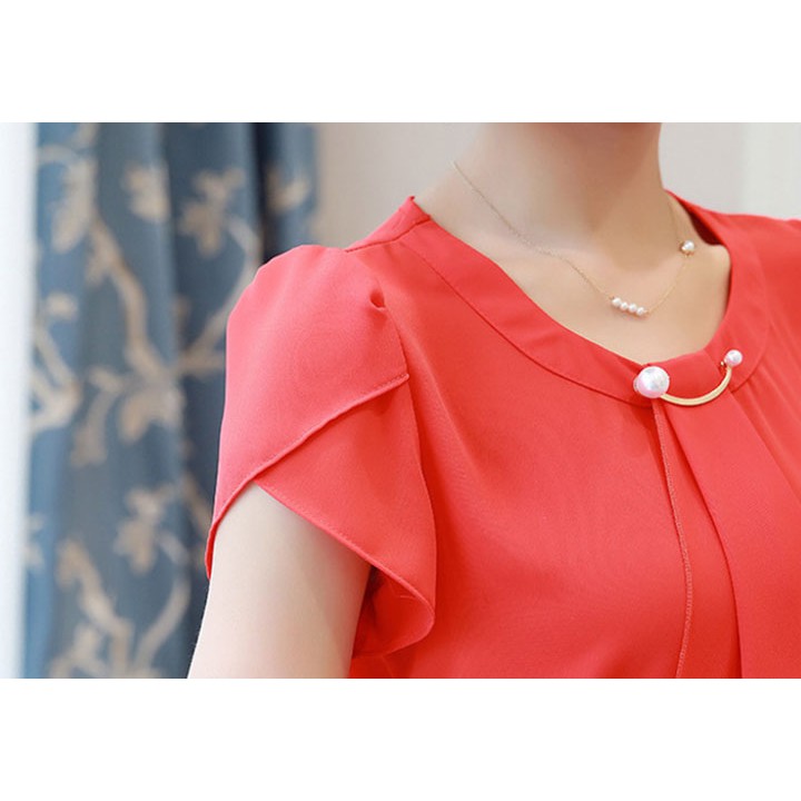 Áo kiểu phổi nơ duyên dáng Ai-003i