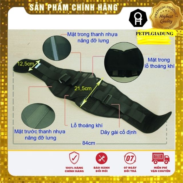 Đai Lưng Cột Sống Đai Định Hình Lưng Cao Cấp SONYOUNG Thoáng Khí Đai Cố Định Cột Sống
