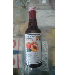 Siro hương trà đào Hàng Huy 650g