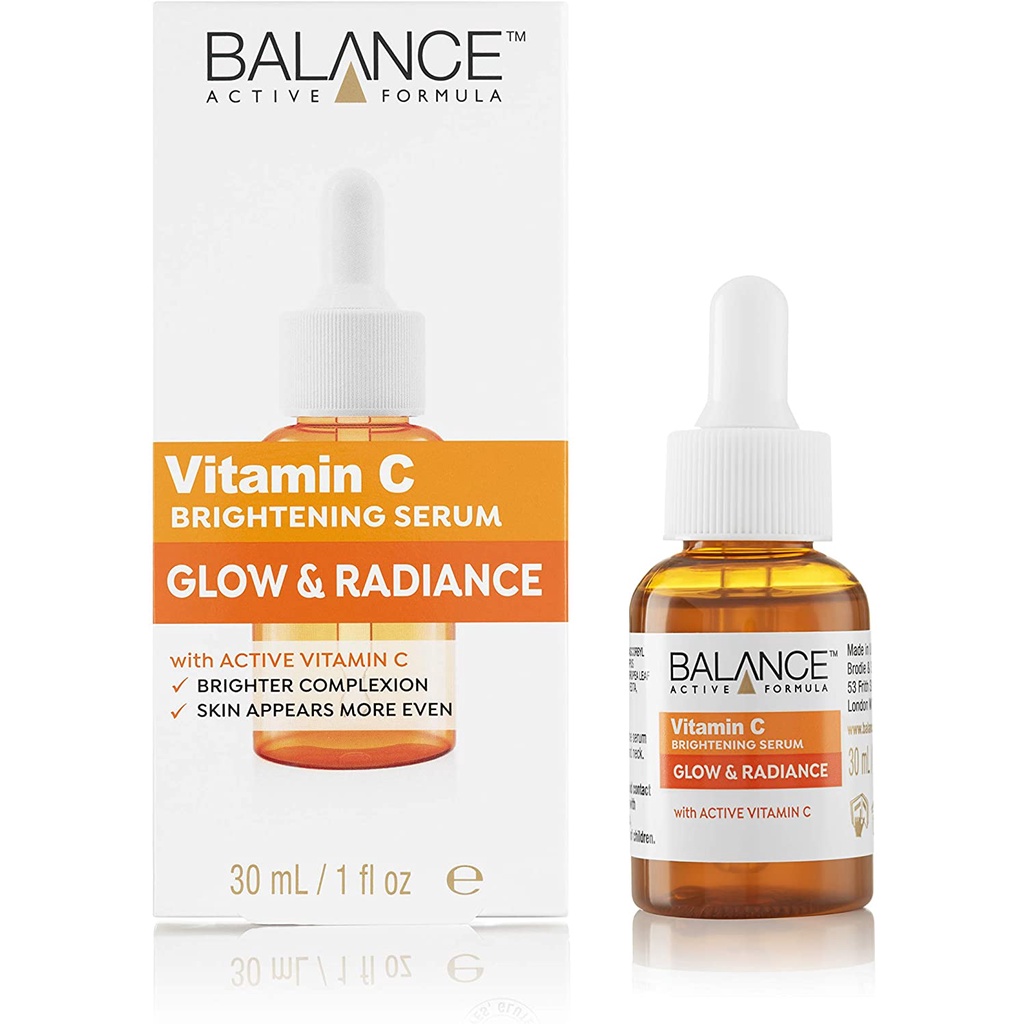 Serum Balance Vitamin C Dưỡng Trắng Da Mặt-Cấp Ẩm-Ngừa Mụn-Chống Lão Hoá Hyaluronic Gold Collagen Niacinamide