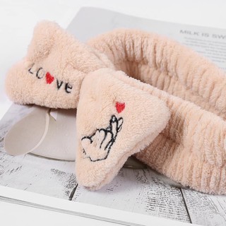 Băng đô love búng tim cute