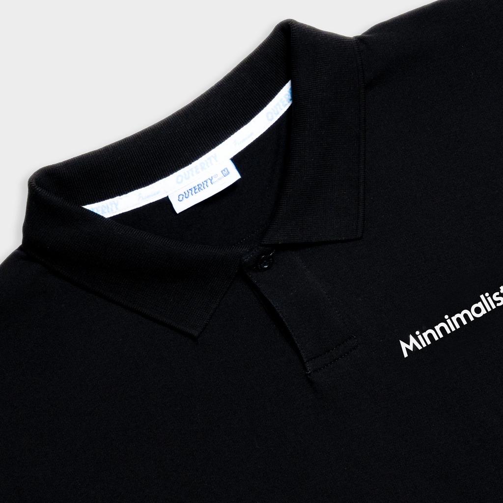 Áo polo nam nữ local brand unisex Outerity Minimalist vải cá sấu - ORT.B 701