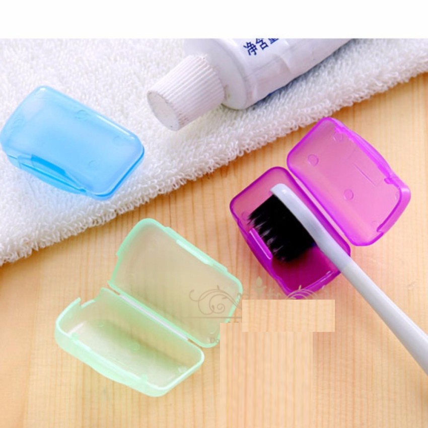 Hộp bọc đầu bàn chải đánh răng lông mềm cứng đựng để du lịch