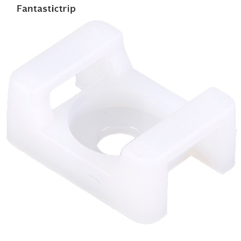 Set 100 Ốc Vít Nhựa Cố Định Dây Cáp Tiện Dụng Giá Đỡ