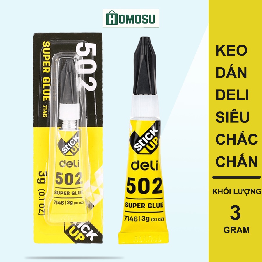 Keo Dán Siêu Dính Đa Năng Deli 3ml E7146