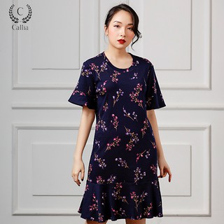 Đầm thun Callia lai bèo Dian ( Tím )