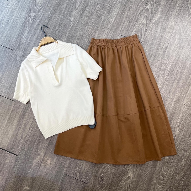 Chân váy thô nhiều màu