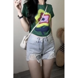 Áo xanh bông hoa ( có độn vai) ( sẵn)