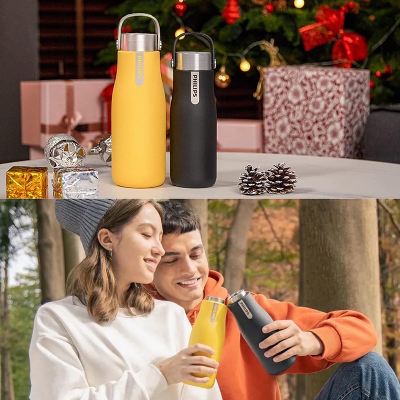 Bình nước Philips Water GoZero UV Self-Cleaning Smart 600ml
