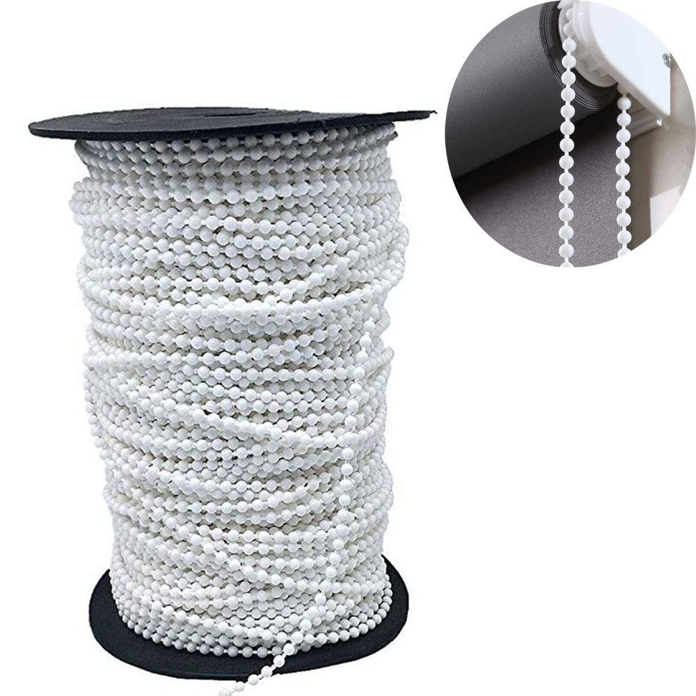Cuộn Dây Nhựa Trắng Dài 10M Kèm Đầu Nối Tiện Dụng Cho Rèm Cửa