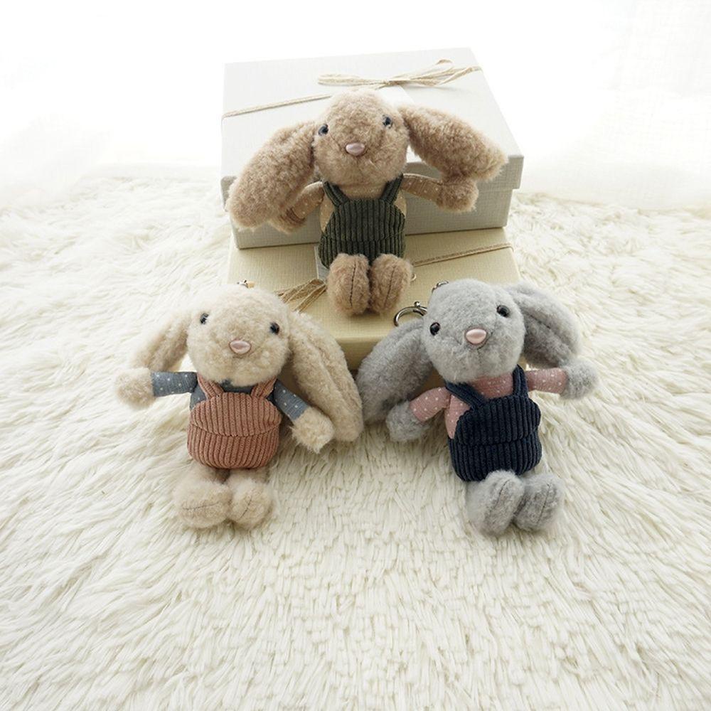 PATRICIA Móc Khóa Thỏ Nhồi Bông Xinh Xắn