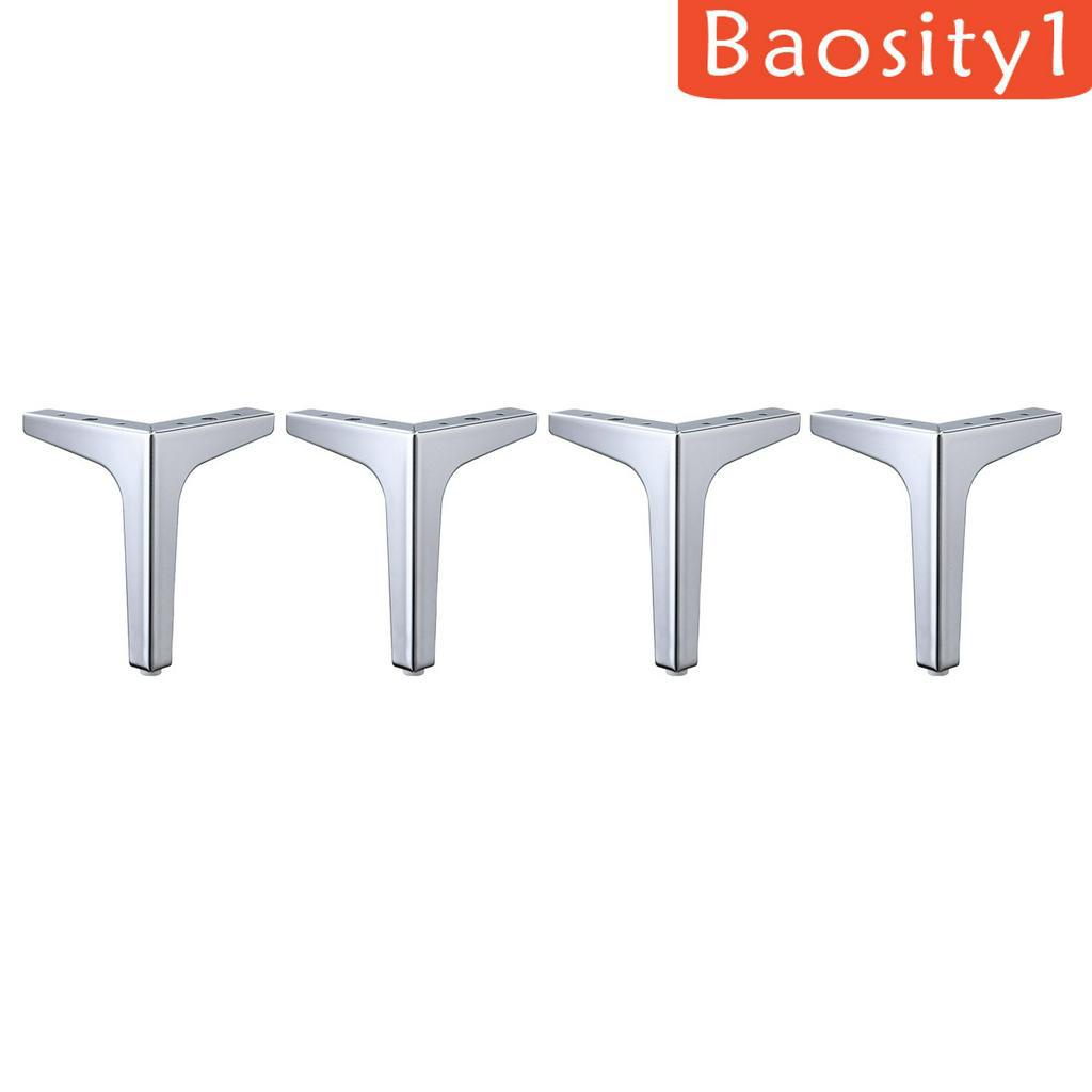 Bộ Chân Ghế Sofa Bằng Kim Loại Màu Đen / Vàng / Bạc
