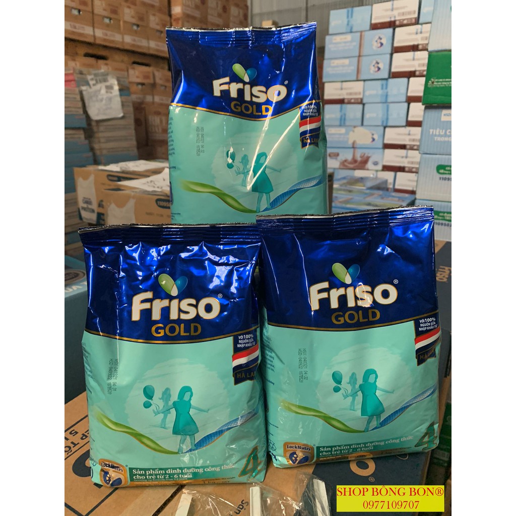 [ COMBO 04 TÚI ] FRISO GOLD 4 TÚI 1KG - XUẤT HÓA ĐƠN VAT NẾU KHÁCH CÓ YÊU CẦU