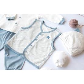 [BÁN LẺ GIÁ SỈ] MIO MIO | Áo Ghi Lê Sơ Sinh cotton 2 lớp Mềm Mịn (0-12m)