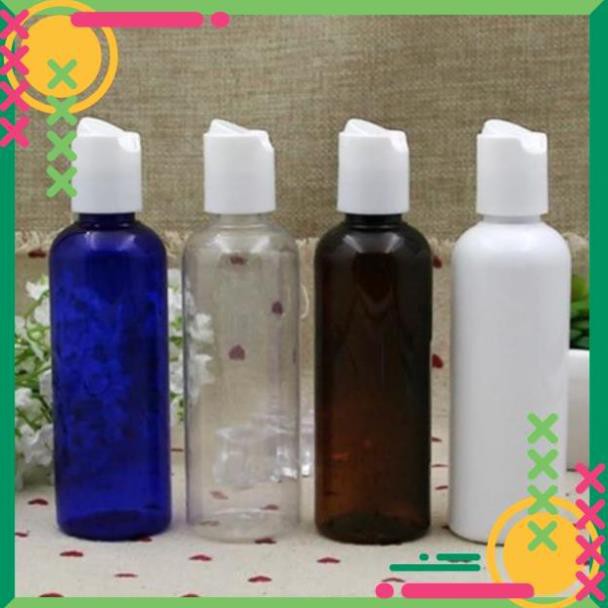 Chai Chiết Mĩ Phẩm ❤ RẺ VÔ ĐỊCH ❤ Chai nhựa pet nắp nhấn trắng đục 30ml,50ml,100ml chiết mỹ phẩm , phụ kiện du lịch