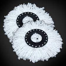 Bông lau nhà thay thế tròn sợi cotton, lau siêu sạch