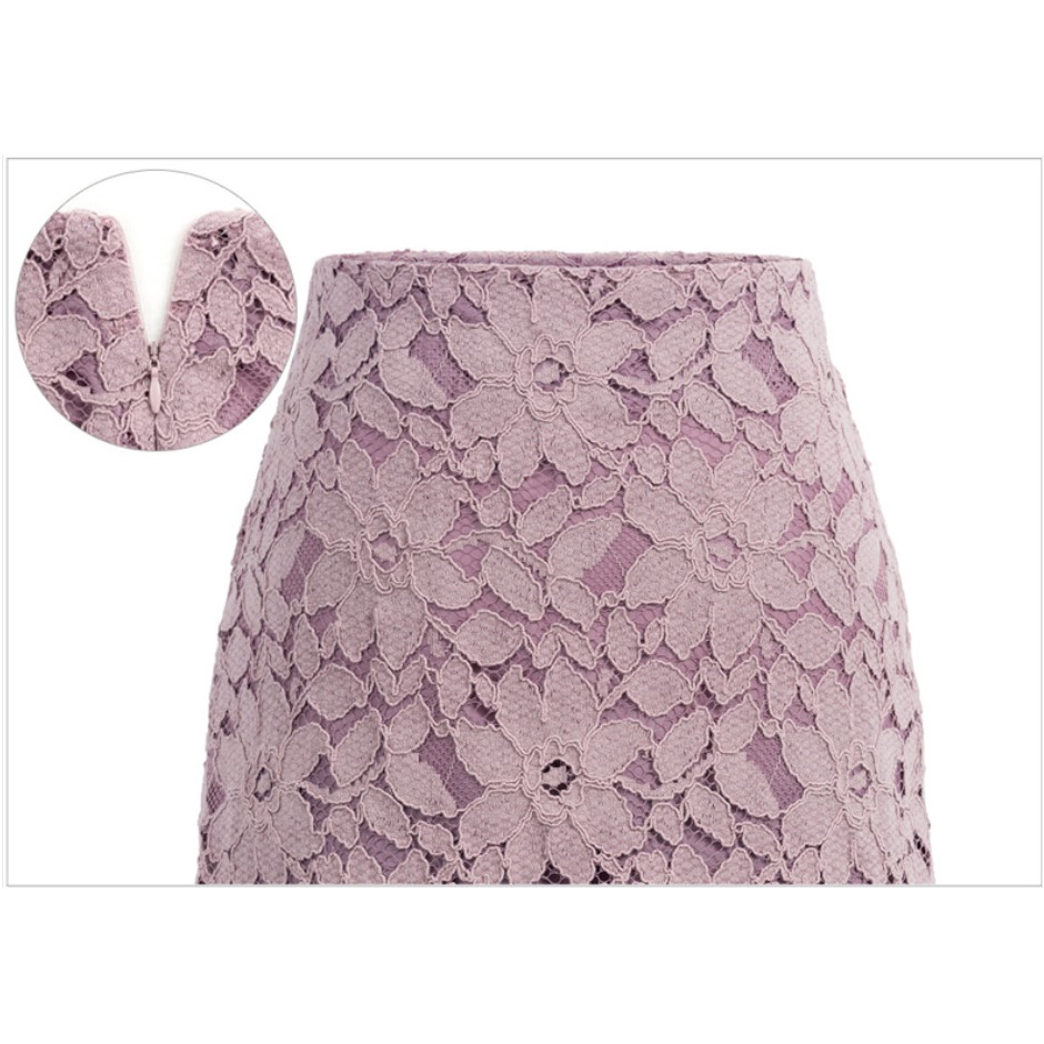 Chân Váy Bút Chì Bút Chì Ôm Dáng Phối Ren Thanh Lịch Dành Cho Nữ | BigBuy360 - bigbuy360.vn