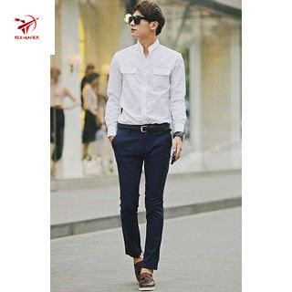 Quần Tây Nam Hàn Quốc Ống Côn Cao Cấp RED HUNTER chất vải mềm mại dày dặn, form Slimfit hàn quốc