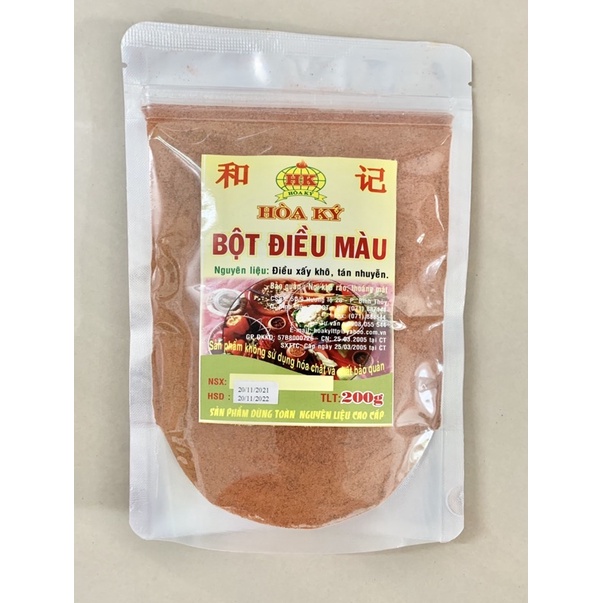 Bột Điều Màu 200gr