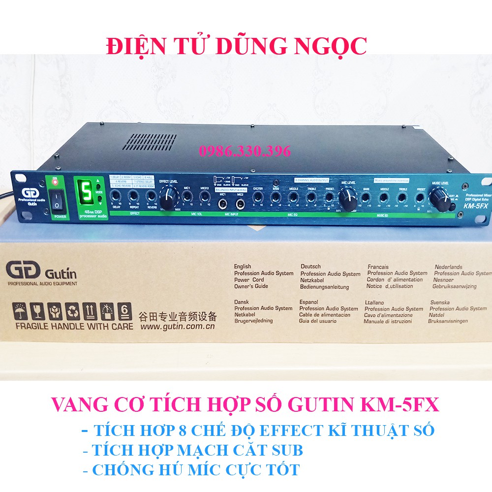 Vang Cơ Chống Hú GUTIN -KM5FX loại IC to