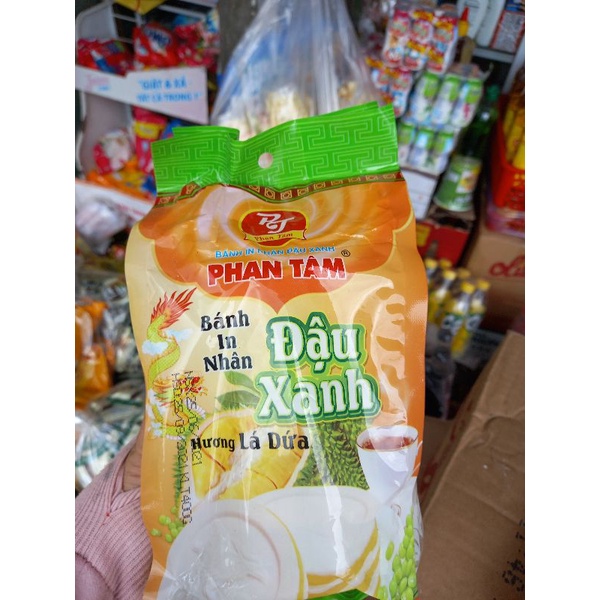 Bánh In Phan Tâm Nhân Đậu Xanh - Khoai Môn - Dừa( 400g/hộp)