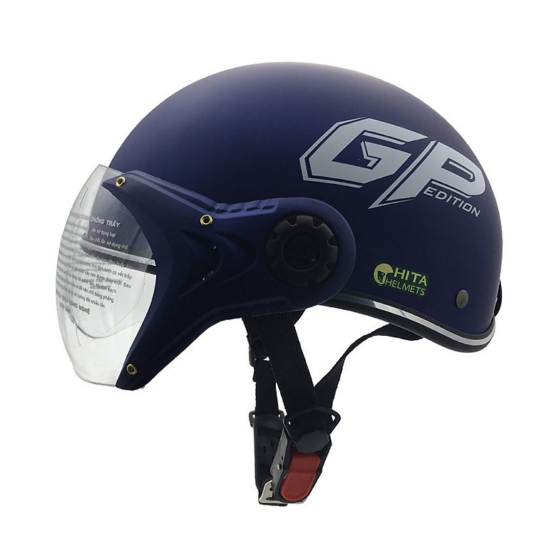 Mũ bảo hiểm nửa đầu có kính CHITA HELMETS CT6B1K, tem hình GP Edition, thời trang, năng động