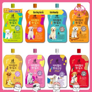 [HÀNG NHẬP KHẨU HÀN QUỐC] Sữa tươi dành cho Chó Mèo con kén ăn suy dinh dưỡng gói 180 ml 200ml