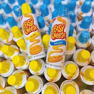 Phô mai xịt easy cheese cheddar