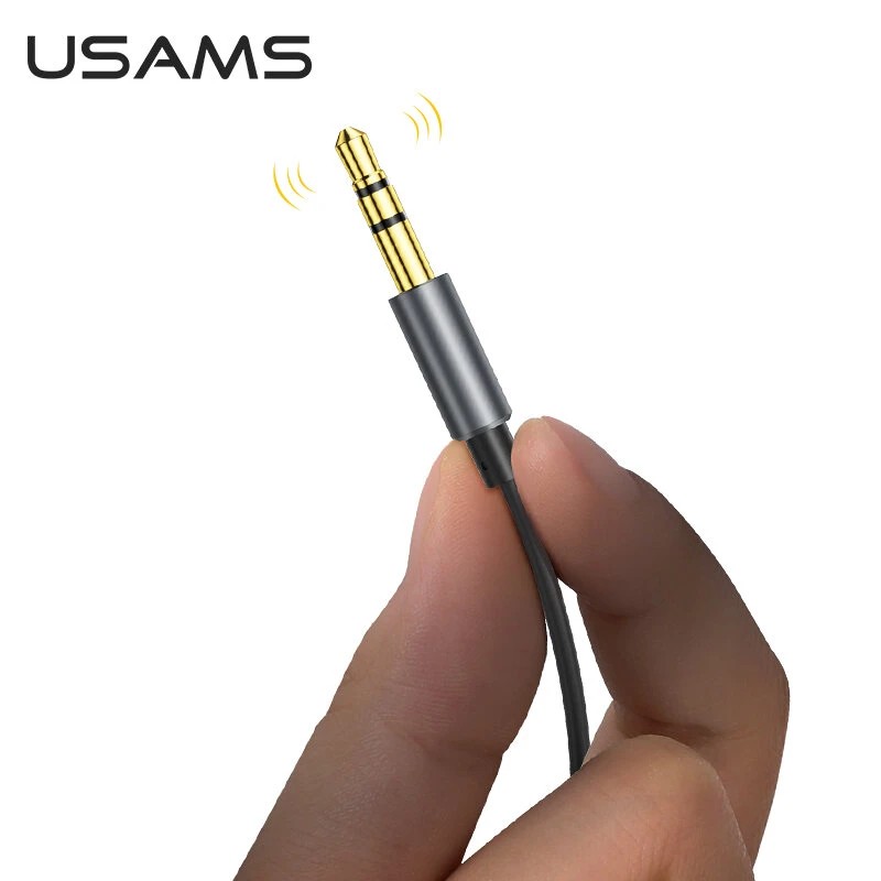 Adapter phát Bluetooth 5.0 cho xe hơi / loa qua cổng AUX 3.5mm chính hãng Usams US-SJ464