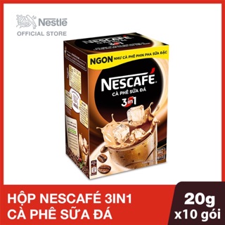 Hộp 10 gói NESCAFE sữa đá 3in1-Hàng chuẩn
