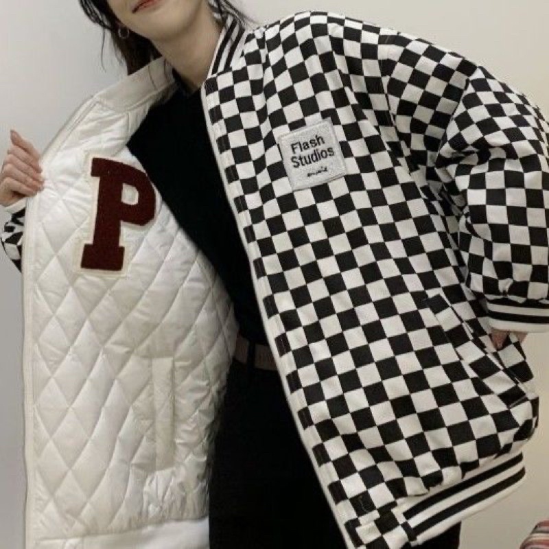 Áo bomber 2 mặt hot trend