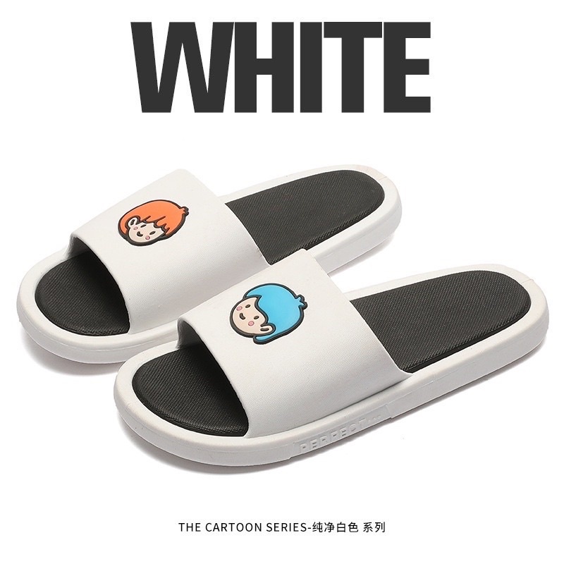 ( Chọn Tăng 2 Size ) Dép nữ quai ngang Boy Girl, dép cao su đúc nguyên khối cực mềm êm chân.