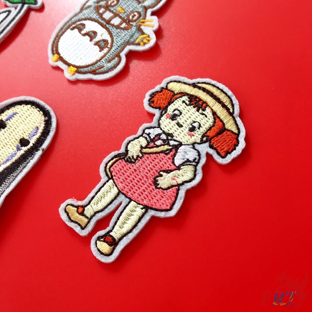 Miếng vá ủi trang trí quần áo họa tiết nhân vật Totoro dễ thương