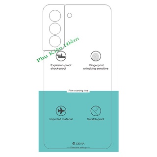 Dán dẻo PPF Samsung S21 FE mặt lưng – Tặng dán khung camera
