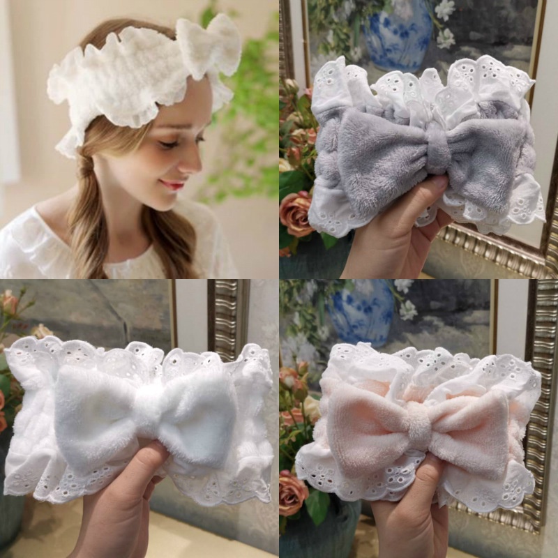 Băng Đô Rửa Mặt Thời Trang Hàn Quốc Đơn Giản Đáng Yêu Cho Nữ