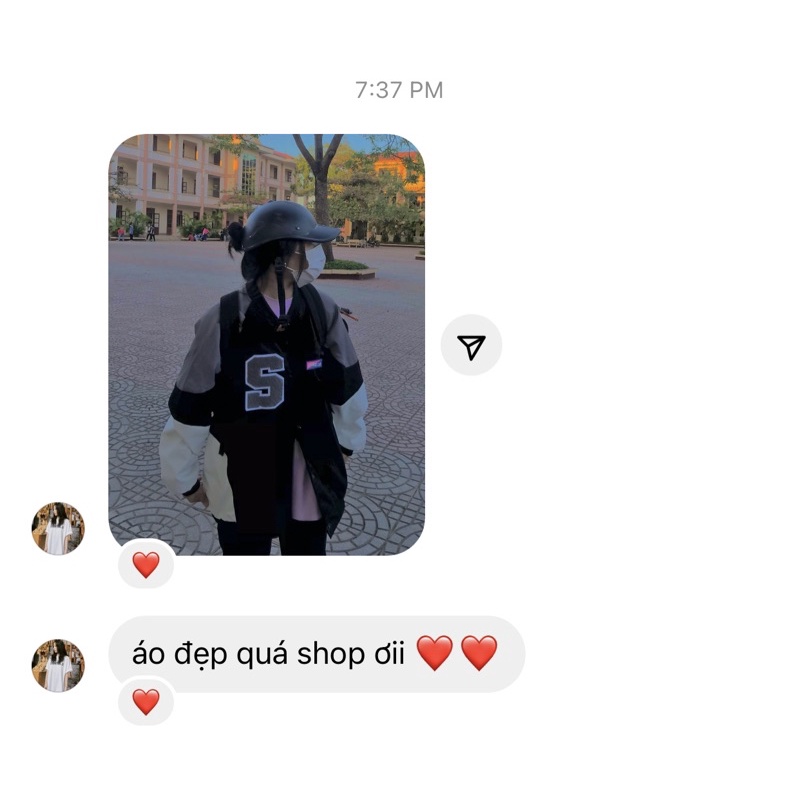 Áo khoác gió bomber chữ S unisex freesize